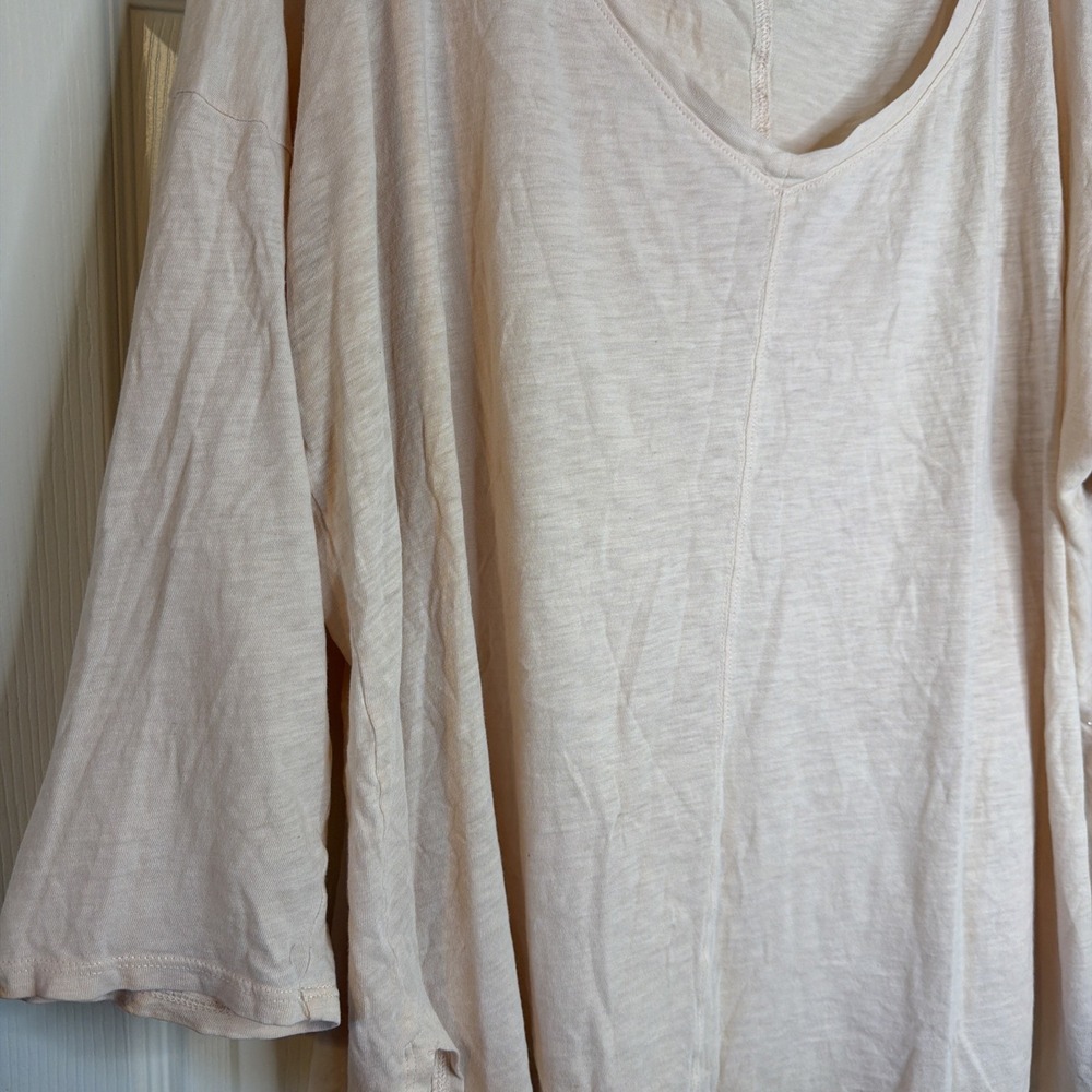 NEW Eileen Fisher Set Of 2 V-neck Tunic Tops Orange And Pink Sz XL - Picture 5 of 13
